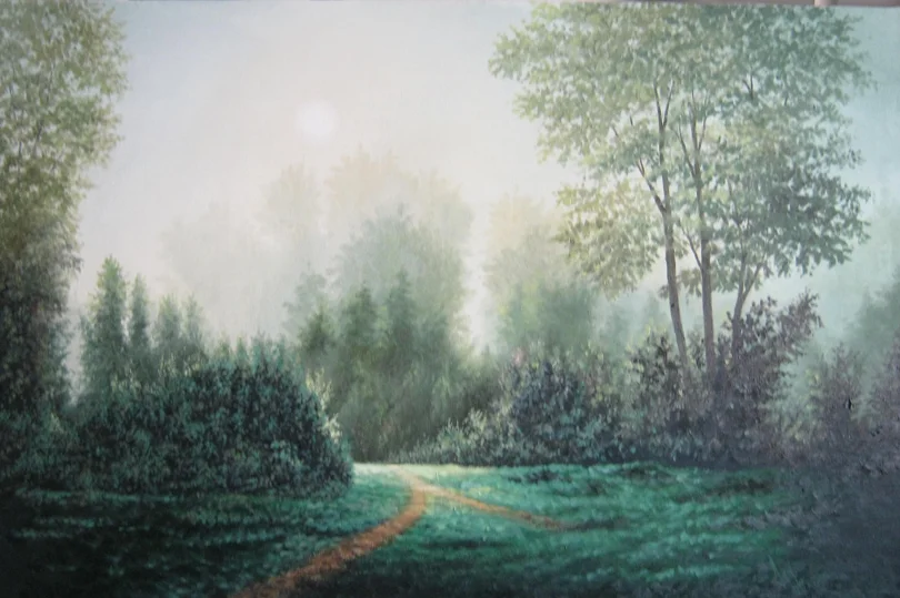 Landscape artwork by Asif Ghayaz